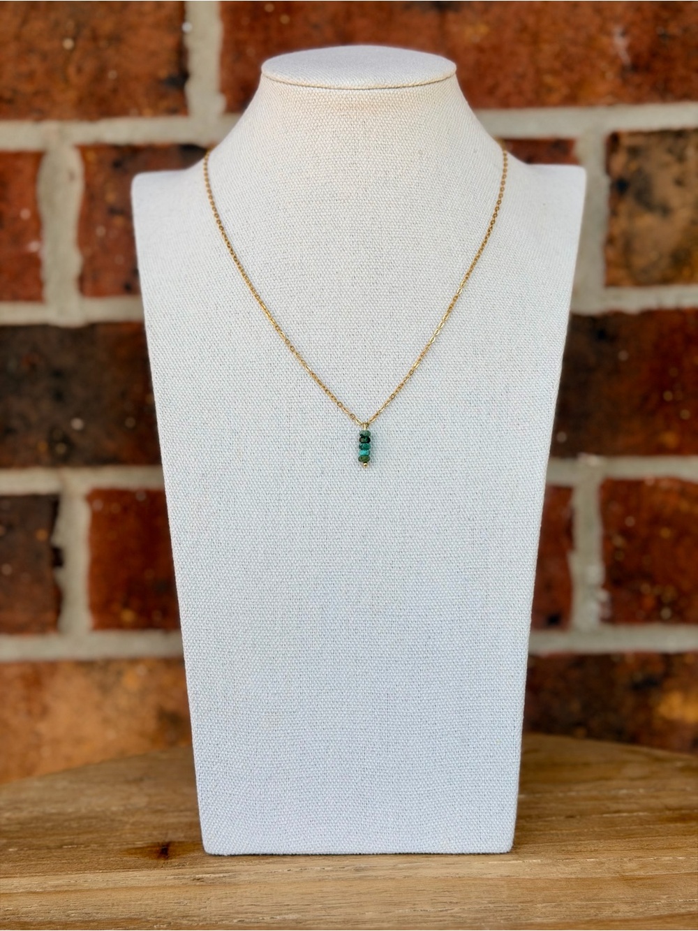 Dainty African Turquoise Necklace